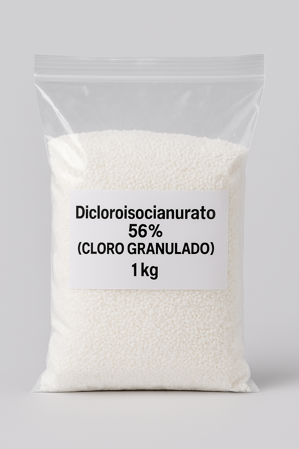 Dicloroisocianurato 56% (Cloro Rápida Acción) Bolsa 1 kg