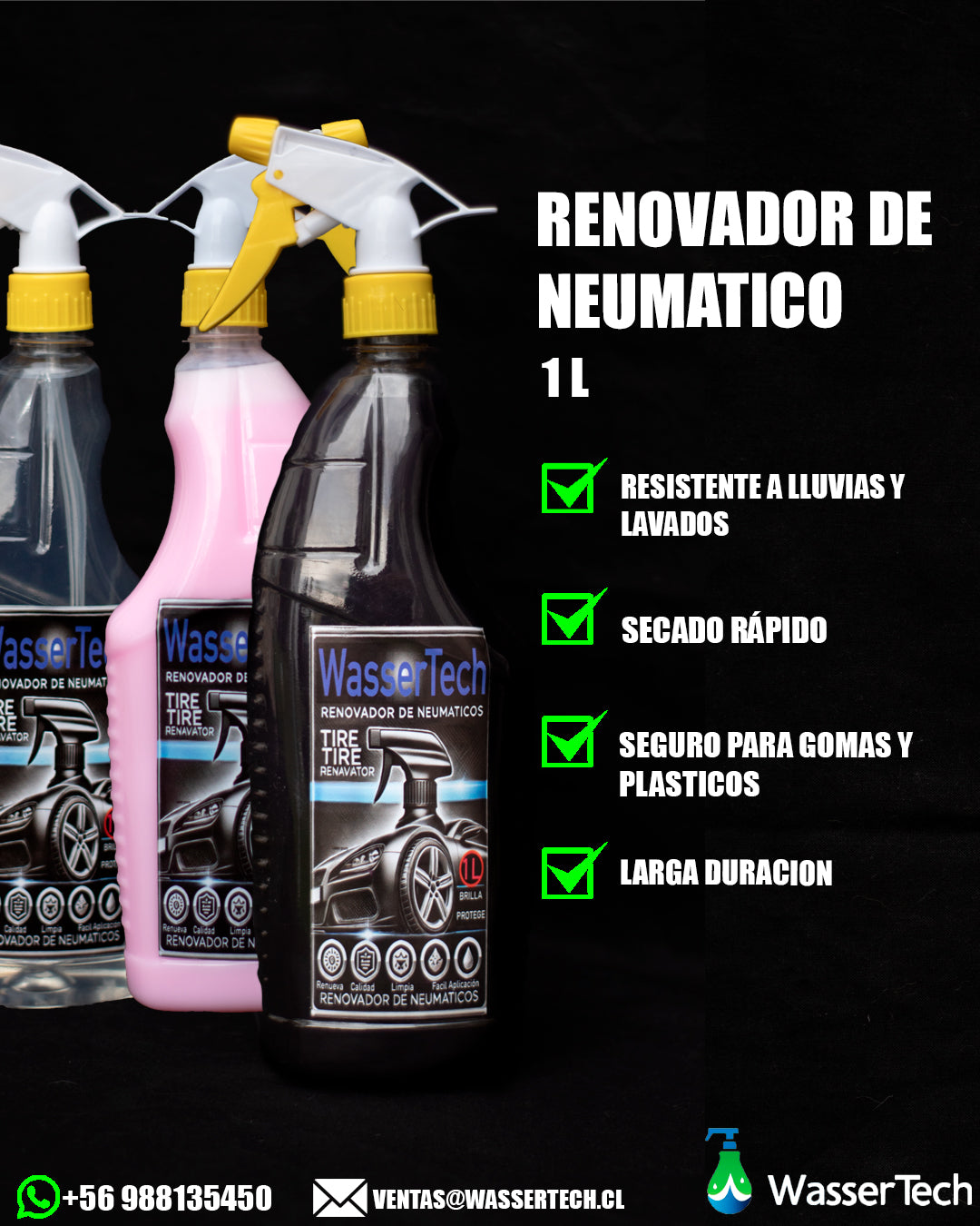 Renovador de Neumaticos EXTRA BRILLO 5 Litros