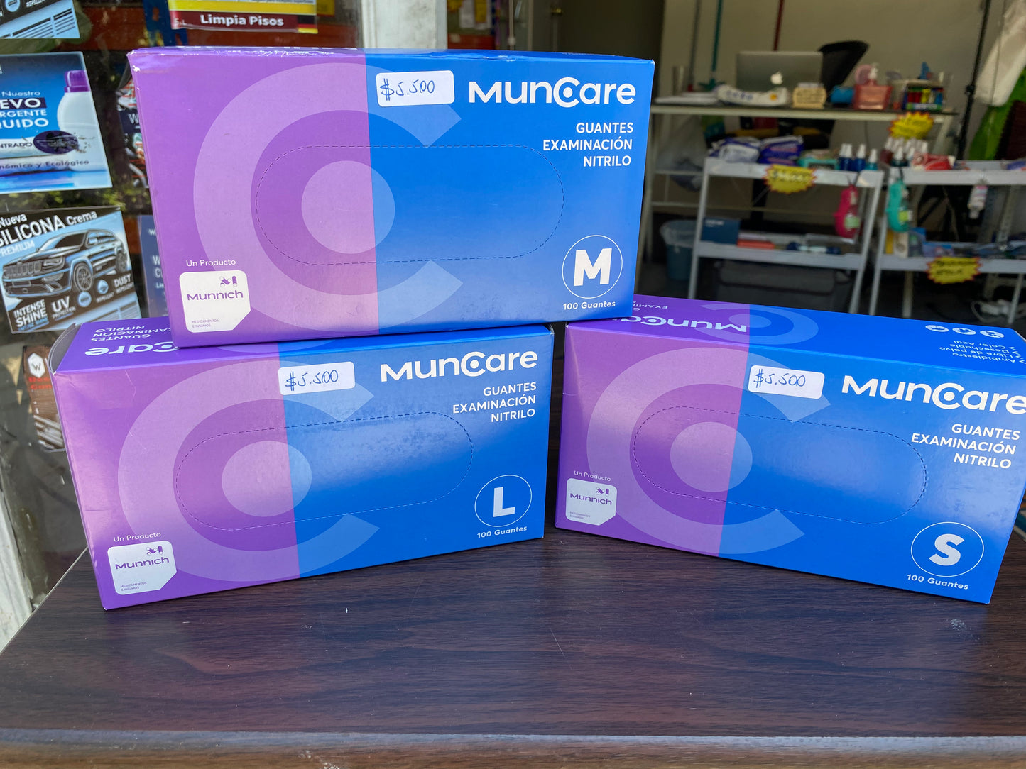 Guantes de Nitrilo WasserTech – Todas las Tallas 100 unidades