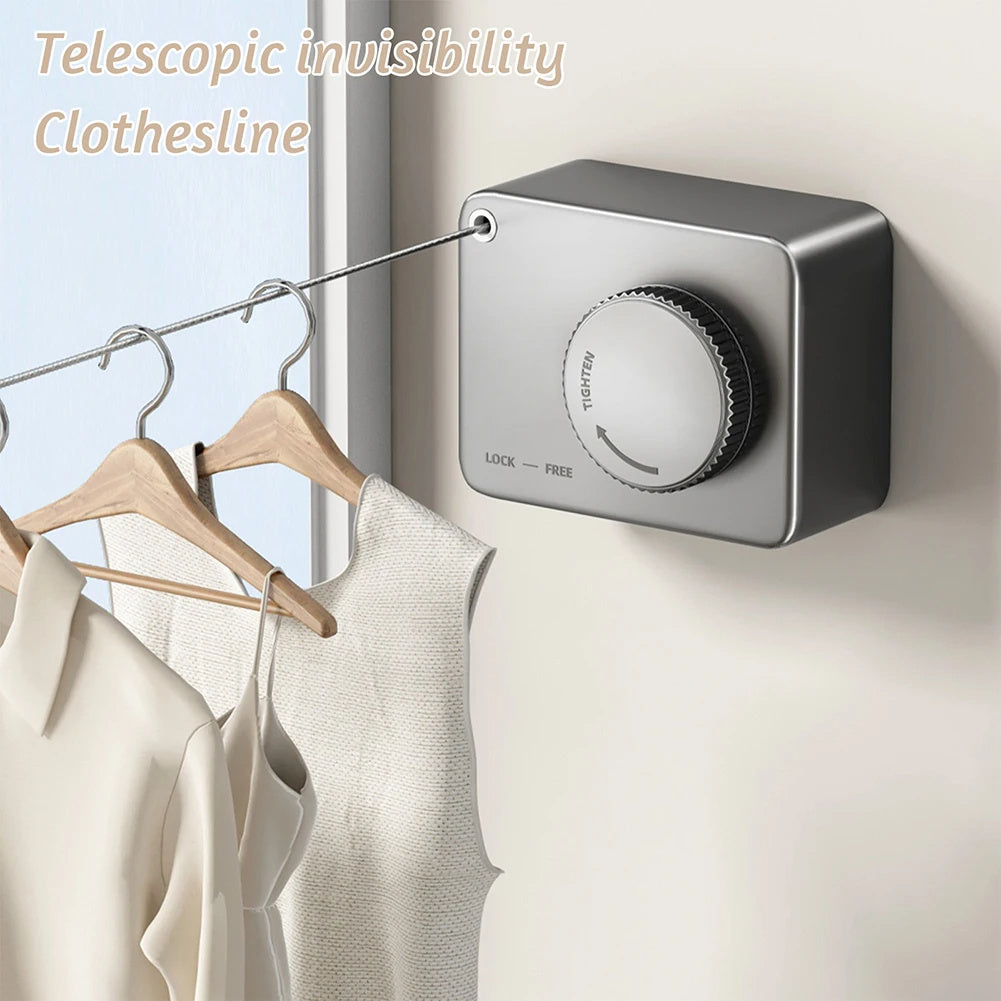 Colgador de Ropa Telescopico para murallas