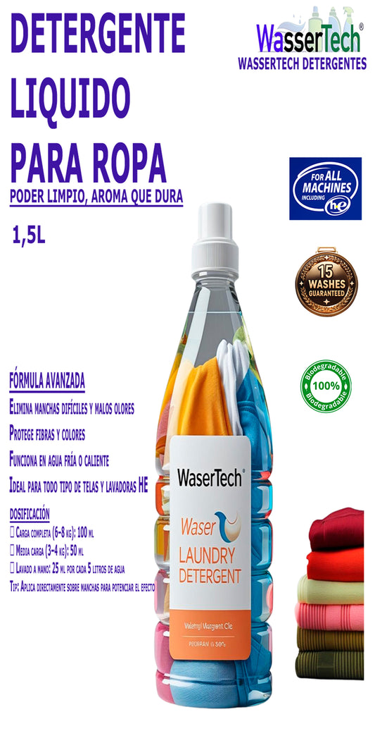 Errores al usar detergentes de ropa
