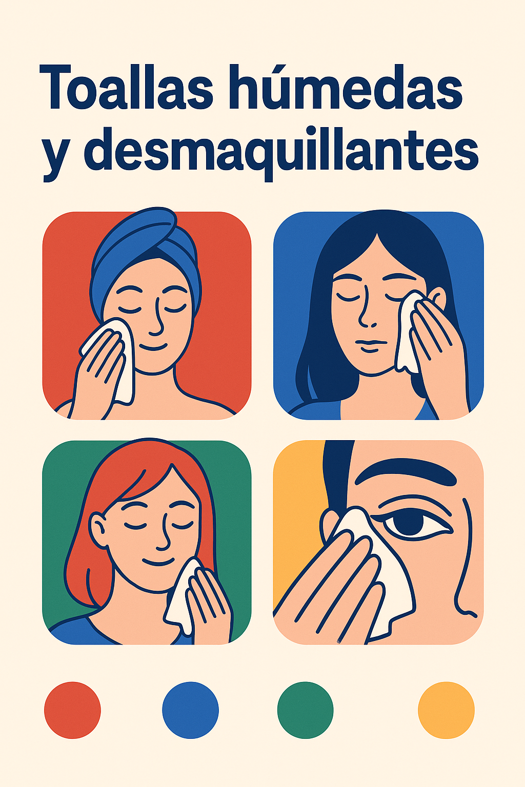 Toallas húmedas y desmaquillantes