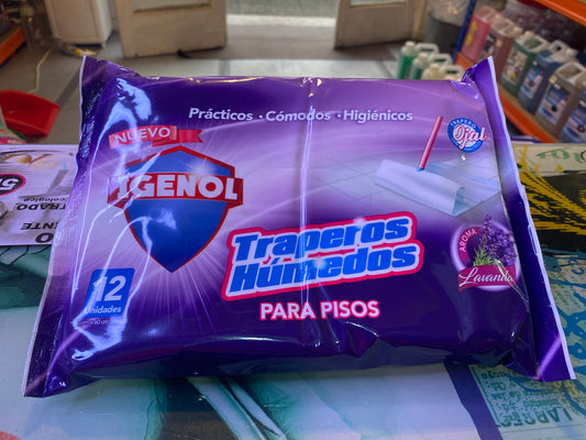 Trapero Húmedo 12 unidades lavanda