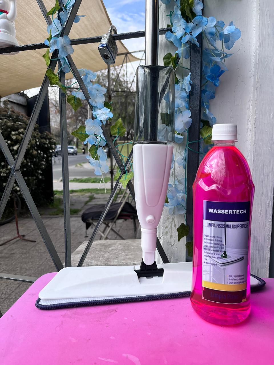 Mopa VIRAL con  Spray + Limpiapisos de Regalo