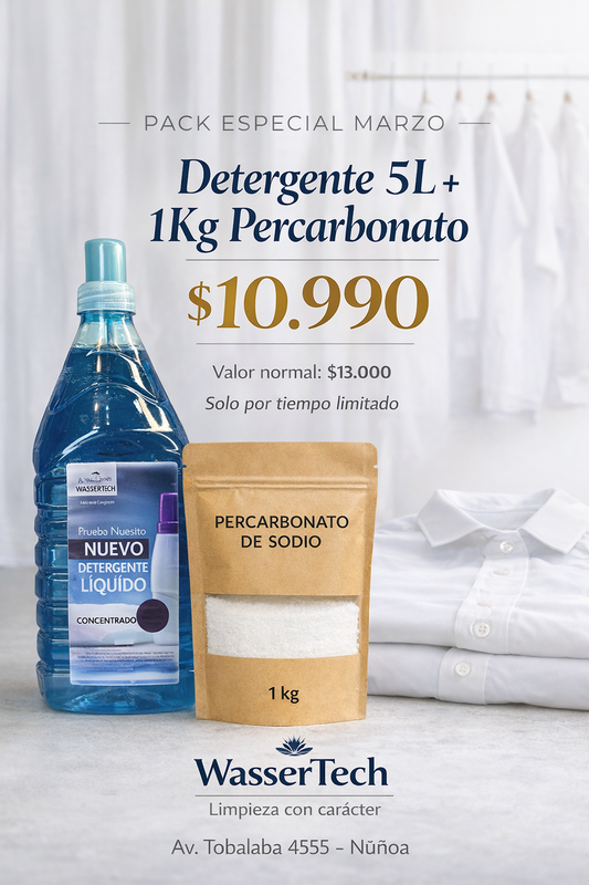 Promocion Percarbonato 1kg y Detergente 5kg